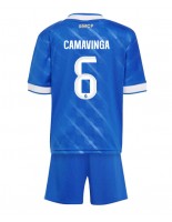 Real Madrid Eduardo Camavinga #6 Kolmaspaita Lasten 2025-26 Lyhythihainen (+ shortsit)